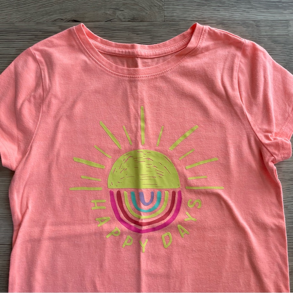 4/$25 ☀️ | Cat & Jack | Short-Sleeve Graphic Tee for Girls | M (7-8) - Picture 4 of 6